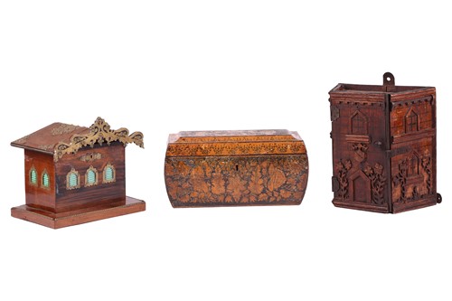Lot A naive "folk art" deal architectural wall...