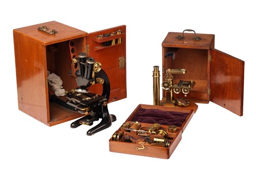 Lot 119 - An early 20th century Swift & Son binocular...