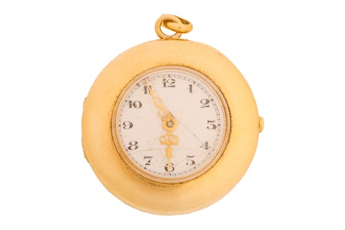Lot 405 - A Stauffer/IWC 18ct Gold open-face pocket...