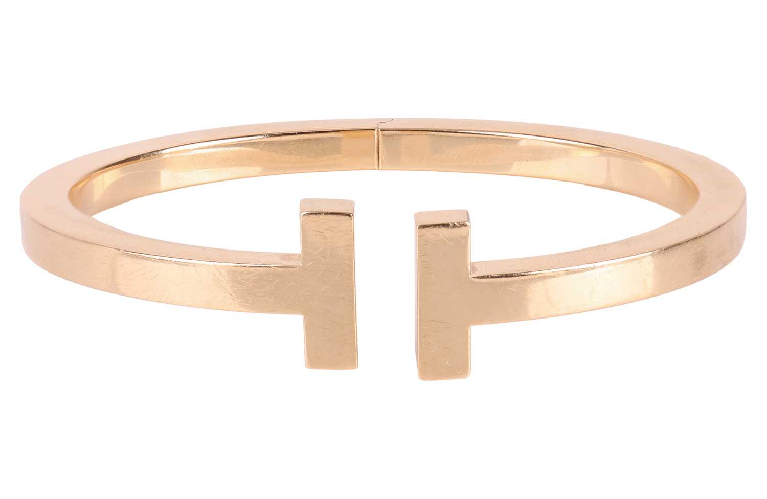 Lot Tiffany & Co. - a Tiffany T Square Bracelet in...