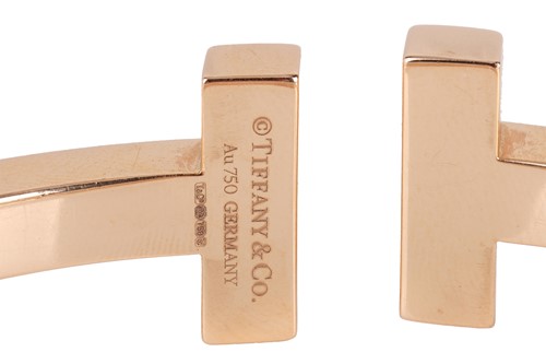 Lot Tiffany & Co. - a Tiffany T Square Bracelet in...