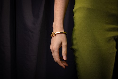 Lot Tiffany & Co. - a Tiffany T Square Bracelet in...