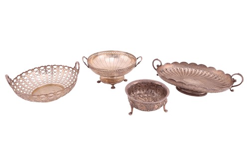 Lot 78 - A collection of four associated silver bowls;...