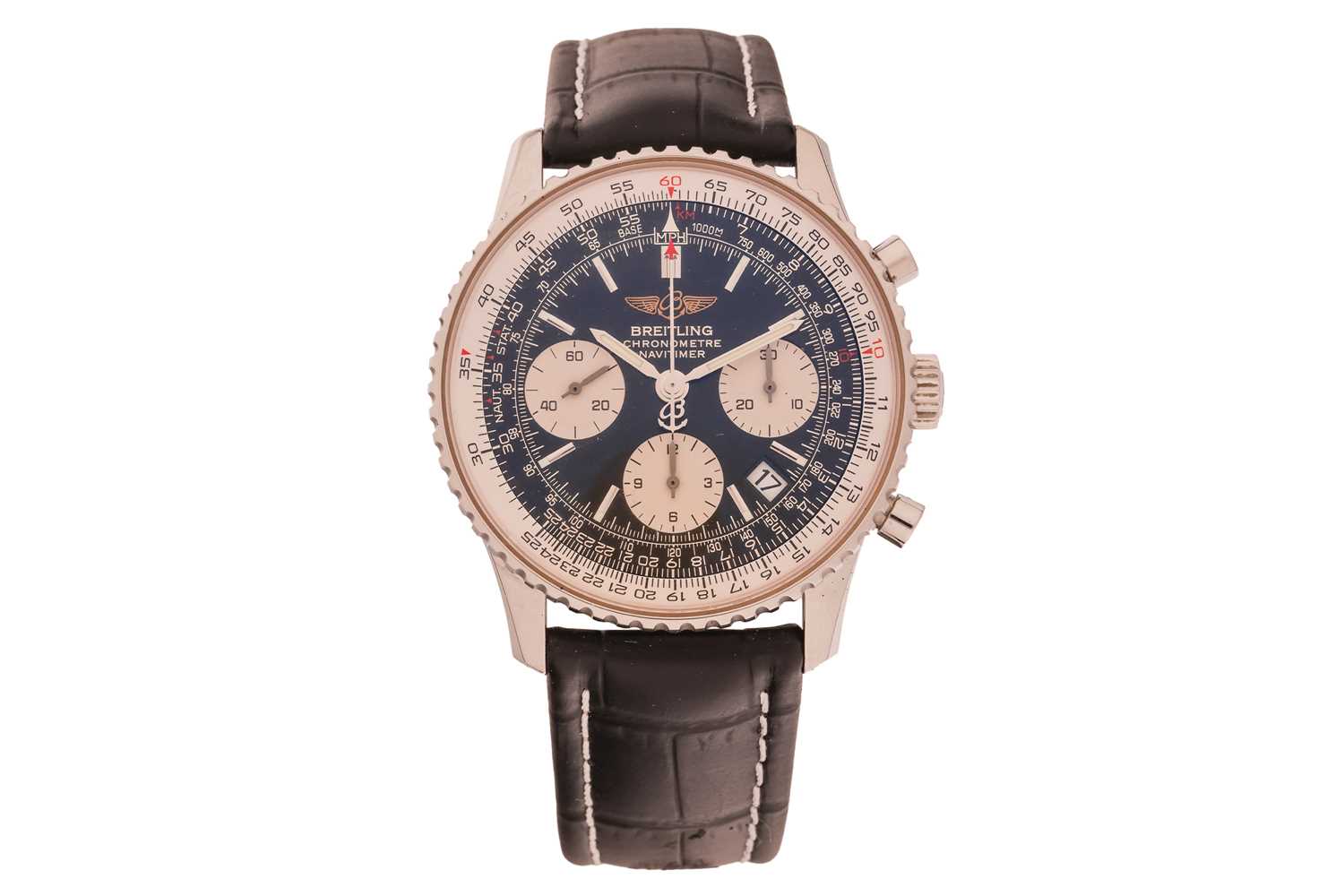 Lot Breitling Gentleman’s Navitimer Wristwatch...