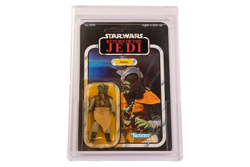 Lot Star Wars: a vintage Kenner Klaatu carded...