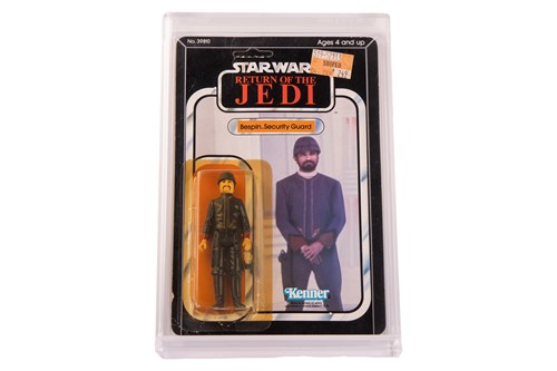 Lot Star Wars: a vintage Kenner Bespin Security...