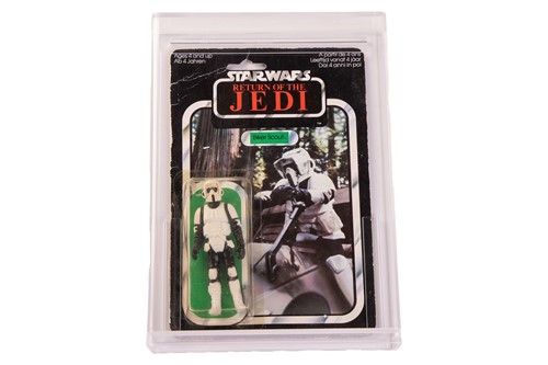 Lot Star Wars: a vintage Palitoy Biker Scout...