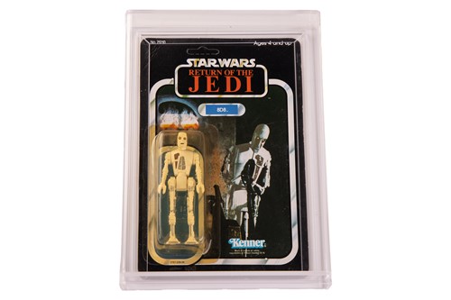 Lot Star Wars: a vintage Kenner 8D8 carded figure,...