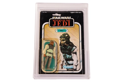 Lot Star Wars: a vintage Kenner Nikto carded...