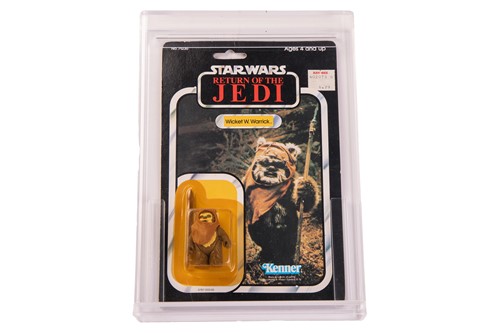 Lot Star Wars: a vintage Kenner Wicket W. Warrick...