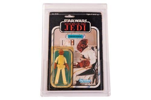 Lot Star Wars: a vintage Kenner Admiral Ackbar...
