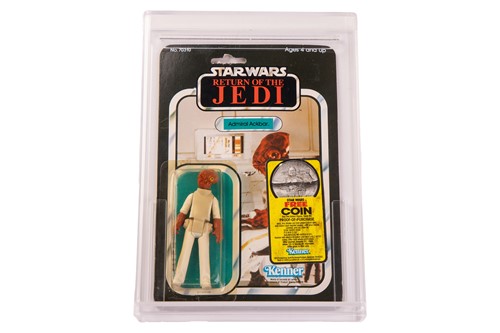 Lot Star Wars: a vintage Kenner Admiral Ackbar...