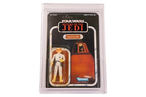 Lot Star Wars: a vintage Kenner Cloud Car Pilot...