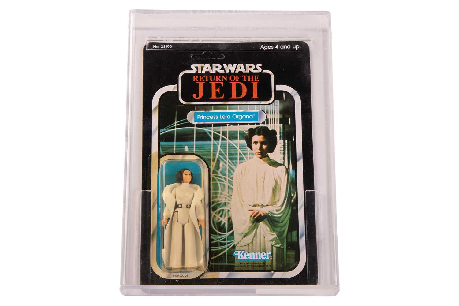 Lot Star Wars: a rare vintage and graded Kenner...