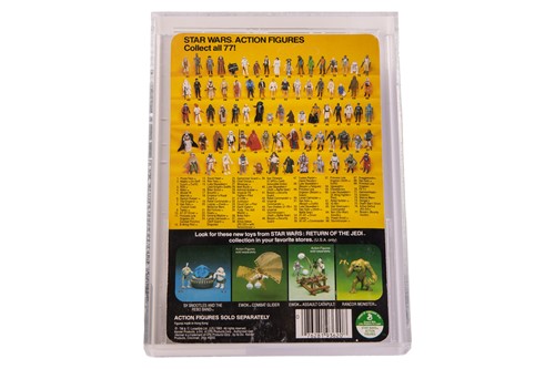 Lot Star Wars: a rare vintage and graded Kenner...