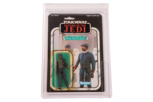 Lot Star Wars: a vintage Kenner Bespin Security...