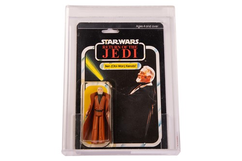Lot Star Wars: a vintage 80% Graded Palitoy Ben...