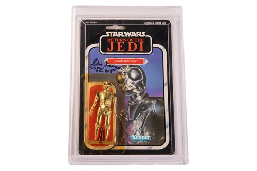 Lot Star Wars: a vintage Kenner Death Star Droid...