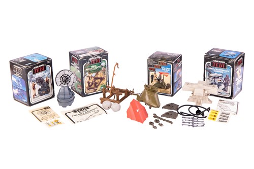 Lot Star Wars: four vintage boxed Return of the...