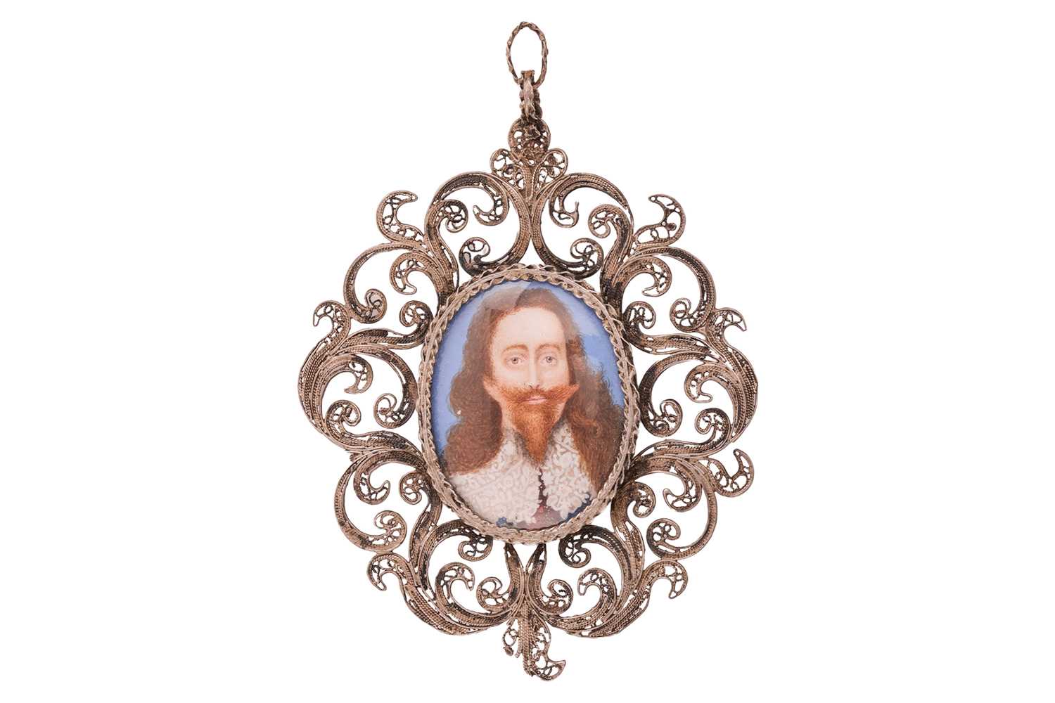 Lot 342 - A fine and rare silver-framed, 17th-century...