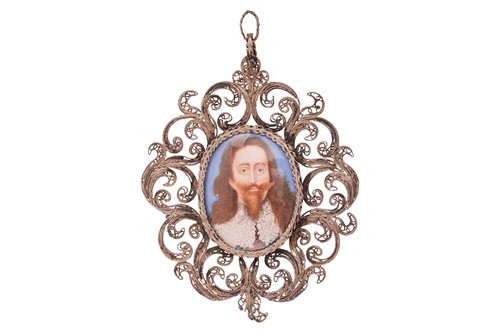 Lot 342 - A fine and rare silver-framed, 17th-century...