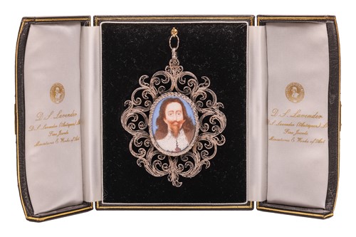 Lot 342 - A fine and rare silver-framed, 17th-century...
