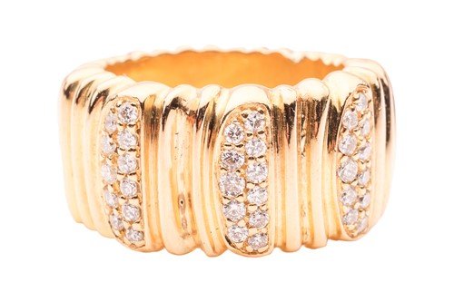 Lot Cartier - a diamond-set "Casque D'or" ring,...