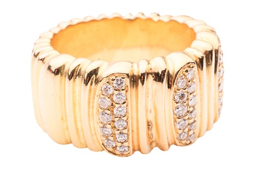 Lot Cartier - a diamond-set "Casque D'or" ring,...