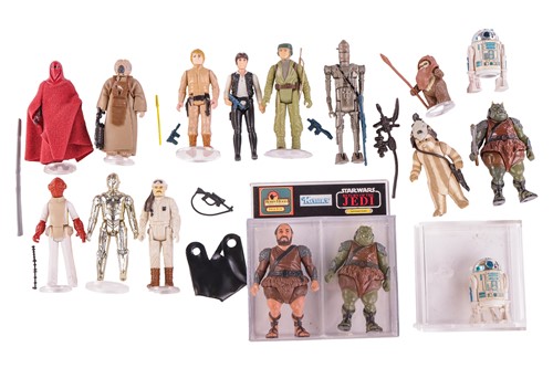 Lot 111 - Star Wars: a good collection of vintage loose...