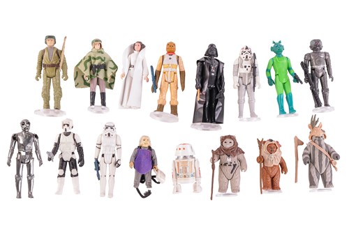 Lot 112 - Star Wars: a good collection of vintage loose...