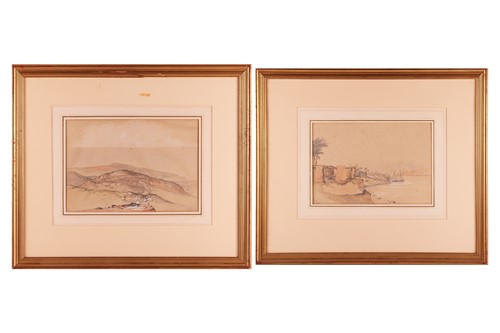 Lot 50 - British School, 19th century A View of Esna,...