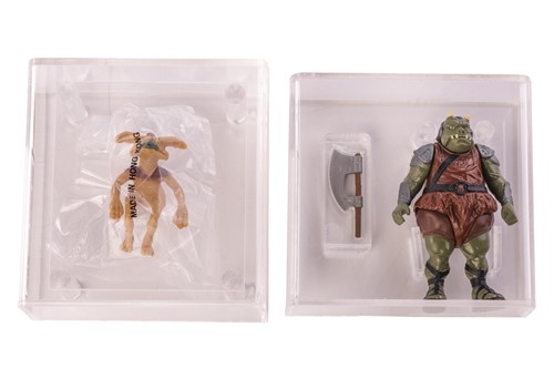 Lot 128 - Star Wars: two vintage UKG graded loose...