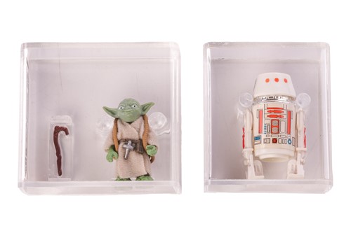 Lot 133 - Star Wars: two vintage UKG graded loose...
