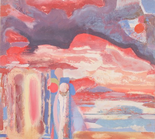 Lot 133 - Derek Hyatt (British 1931-2015) Bull Cloud...