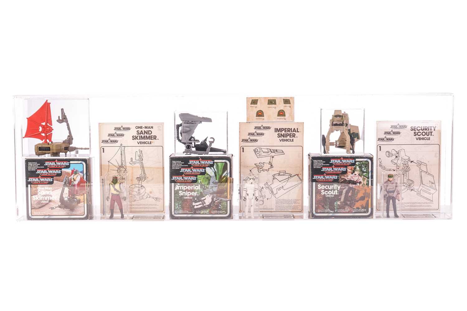 Lot Star Wars: a curated display piece of vintage...
