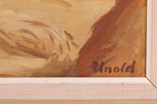 Lot 64 - Max Unold (German 1885-1964) Harvesting signed...