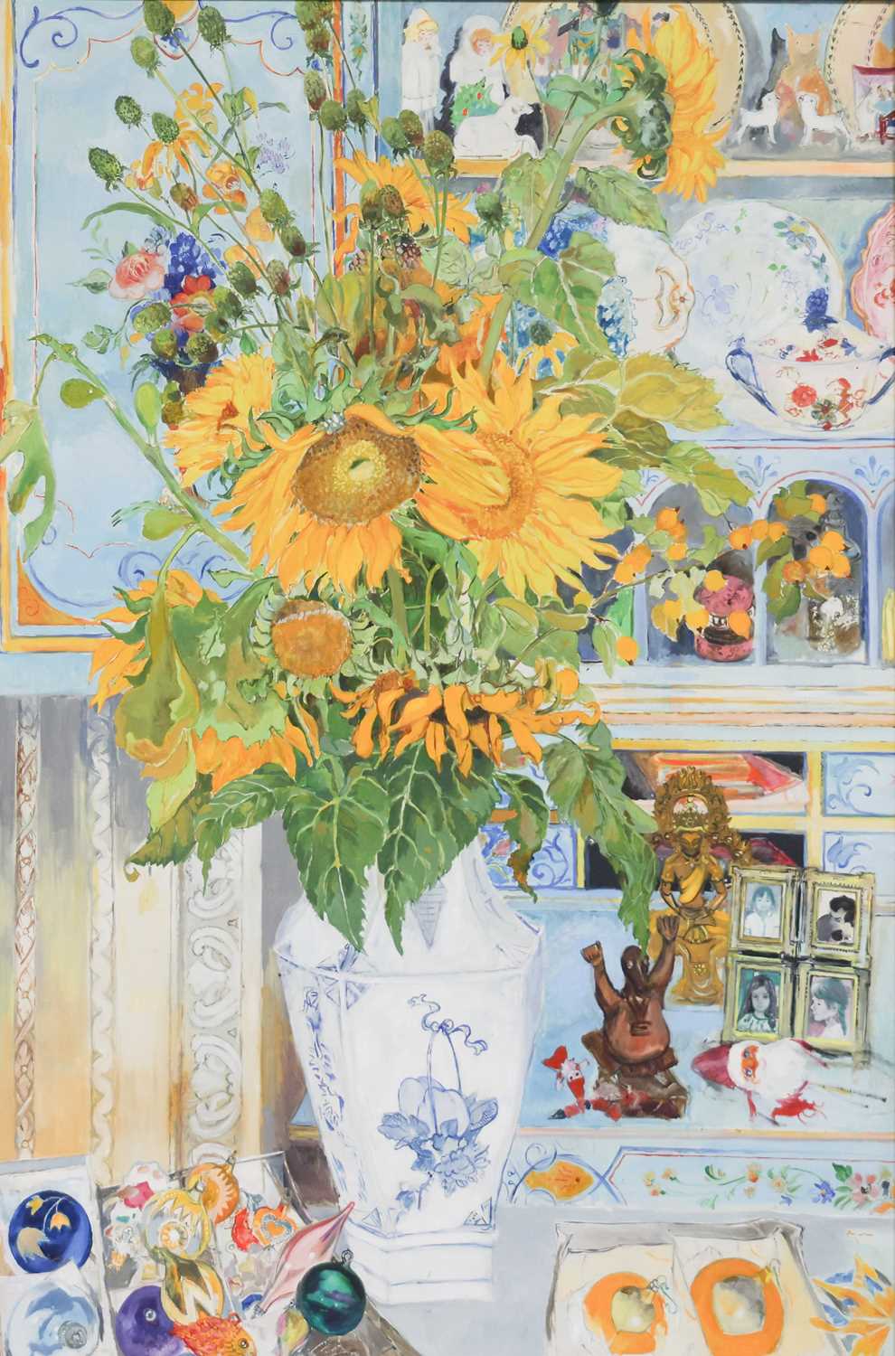 Lot Christiane Kubrick (German b.1932) Sunflowers...
