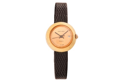 Lot 120 - Maurice Guerdat - A Gold-Plated Wristwatch...