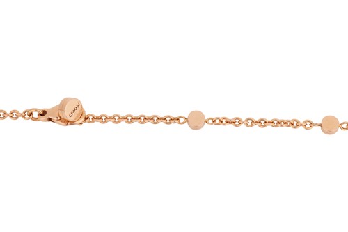 Lot 234 - Bulgari - an 'Intarsio' pendant on chain set...