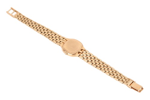 Lot A Lady’s ‘18K’ Diamond-Set Wristwatch Bezel:...