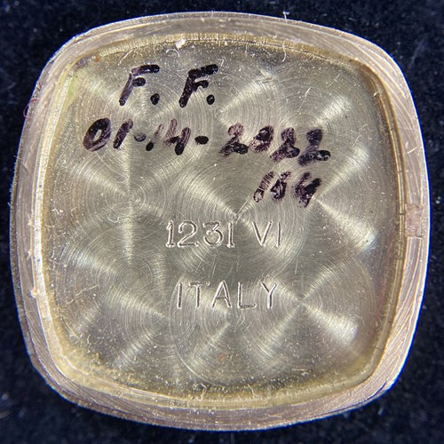 Lot A Lady’s ‘18K’ Diamond-Set Wristwatch Bezel:...