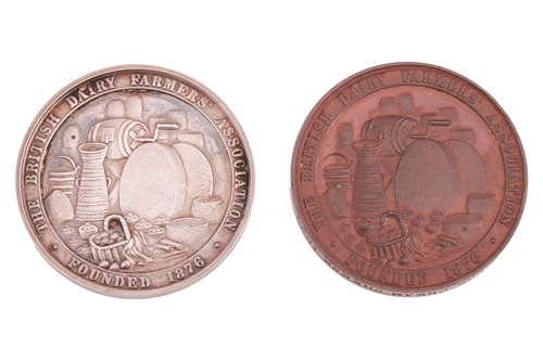 Lot 447 - A Victorian agricultural silver trophy cup and...