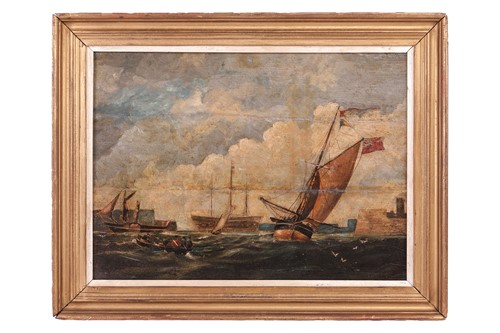 Lot 7 - G. Merritt (British, 19th century), Vessels...