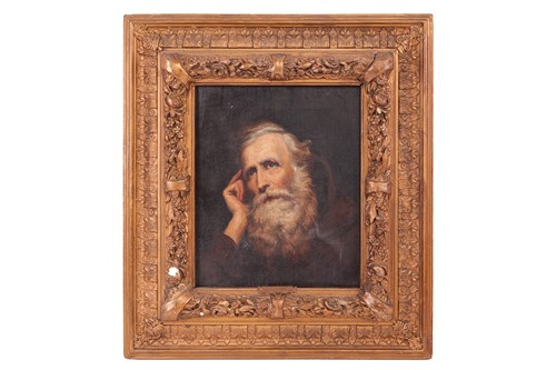 Lot 10 - British School (19th century), portrait of a...