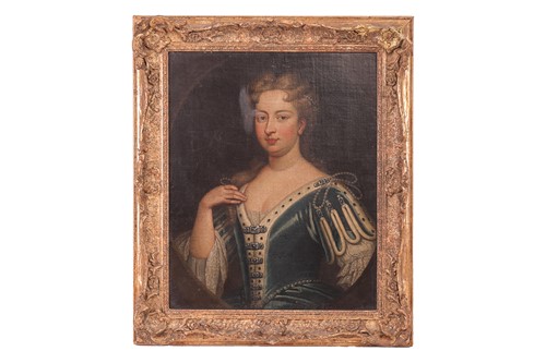 Lot English School (18th century), Portrait of...