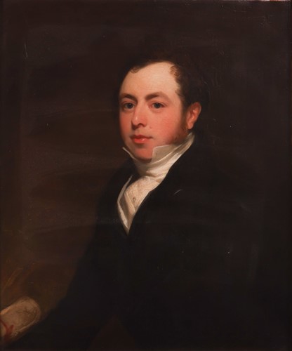 Lot 147 - English School, 19th century Portrait of A...