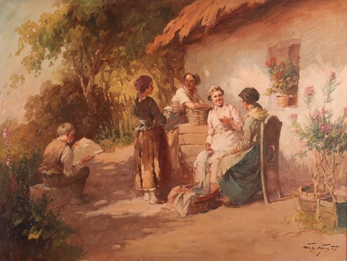 Lot 82 - Agoston Acs (Hungarian 1889-1947) In...