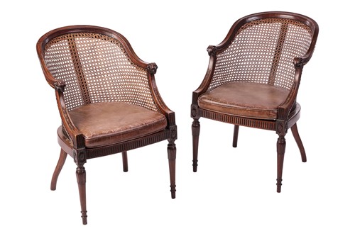 Lot In the manner of George Hepplewhite, a good...