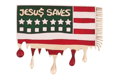 Lot Walter Schluep - a ‘Jesus Saves’ brooch, circa...