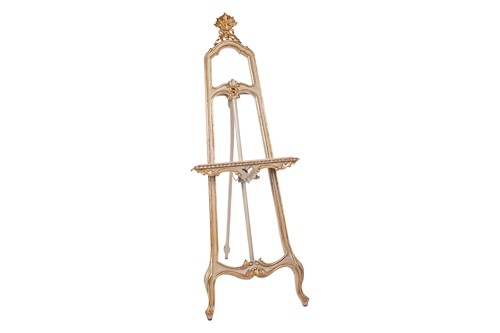 Lot A Louis XV style mint green painted and parcel...